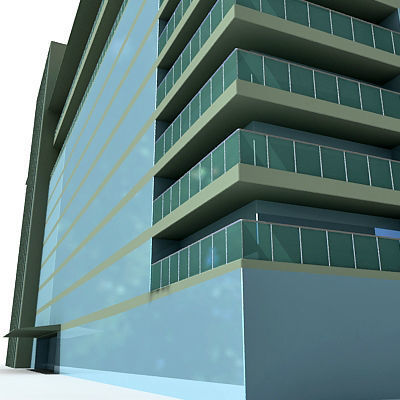 55 Detailed Buildings 3D model_130