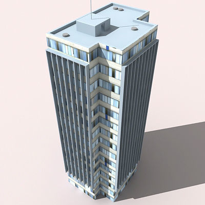 55 Detailed Buildings 3D model_94