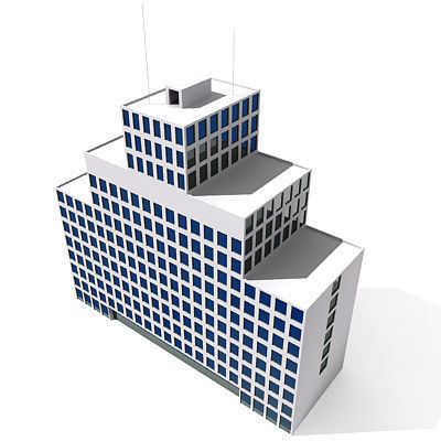 55 Detailed Buildings 3D model_3