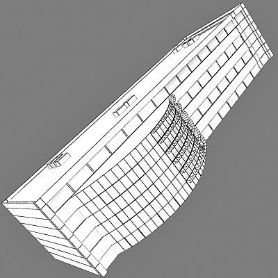 55 Detailed Buildings 3D model_164