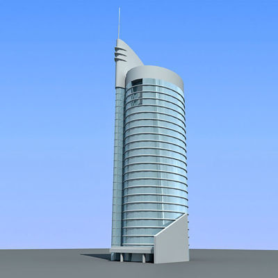 55 Detailed Buildings 3D model_14