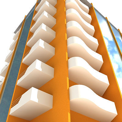 55 Detailed Buildings 3D model_115