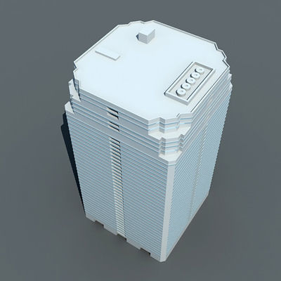 55 Detailed Buildings 3D model_5