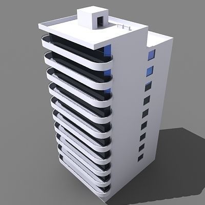 55 Detailed Buildings 3D model_61