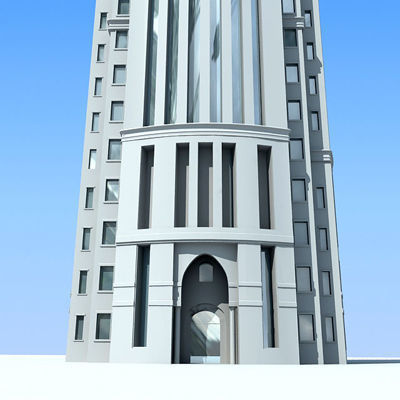 55 Detailed Buildings 3D model_64