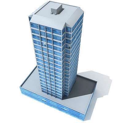 55 Detailed Buildings 3D model_52