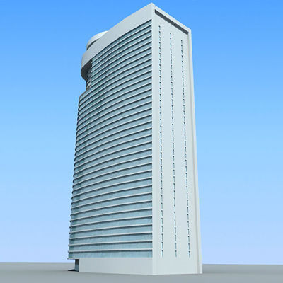 55 Detailed Buildings 3D model_124
