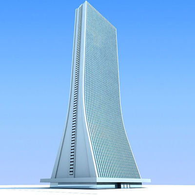 55 Detailed Buildings 3D model_57