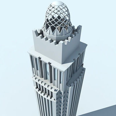 55 Detailed Buildings 3D model_121