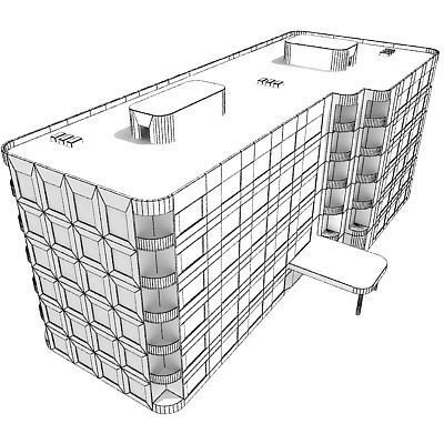 55 Detailed Buildings 3D model_151