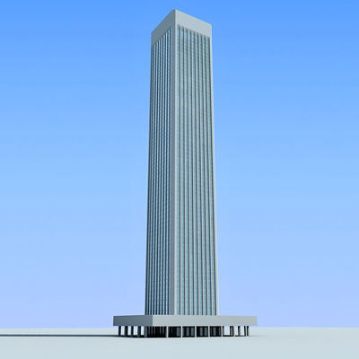 55 Detailed Buildings 3D model_76