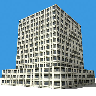 55 Detailed Buildings 3D model_152
