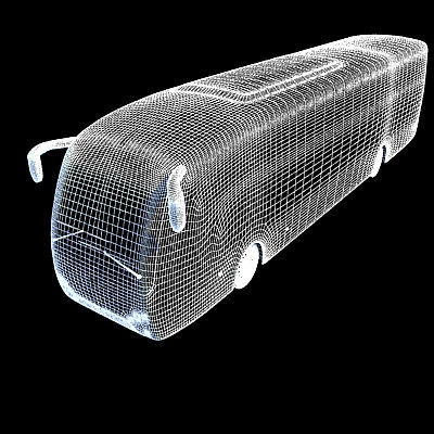 Second Collection of 5 Buses 3D model_23