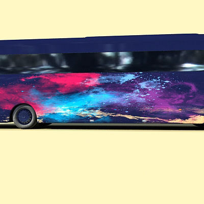 Second Collection of 5 Buses 3D model_32