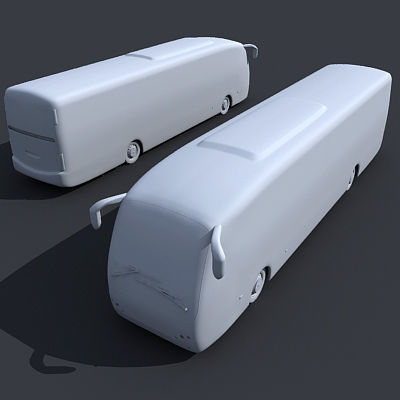 Second Collection of 5 Buses 3D model_31
