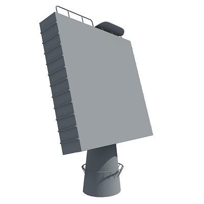 Set of 4 Radars 3D Models 3D model_21