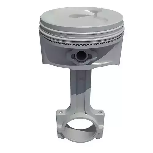 Detailed model of Piston 3D model