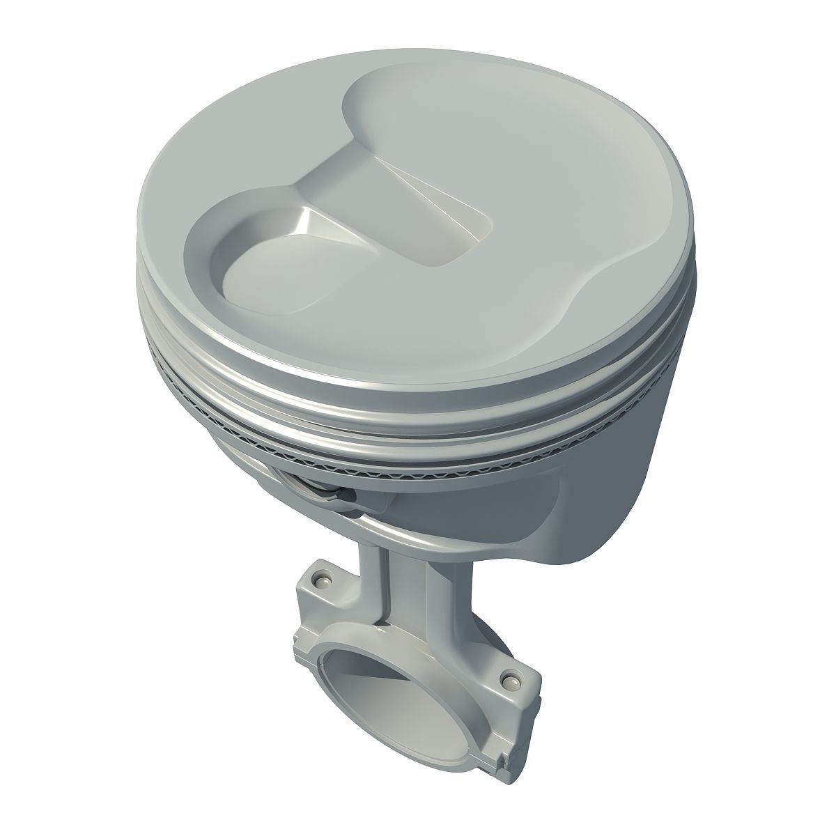 Detailed model of Piston 3D model_4