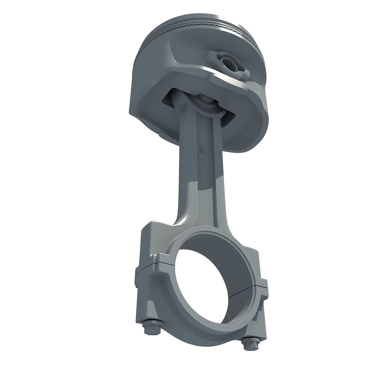 Detailed model of Piston 3D model_1