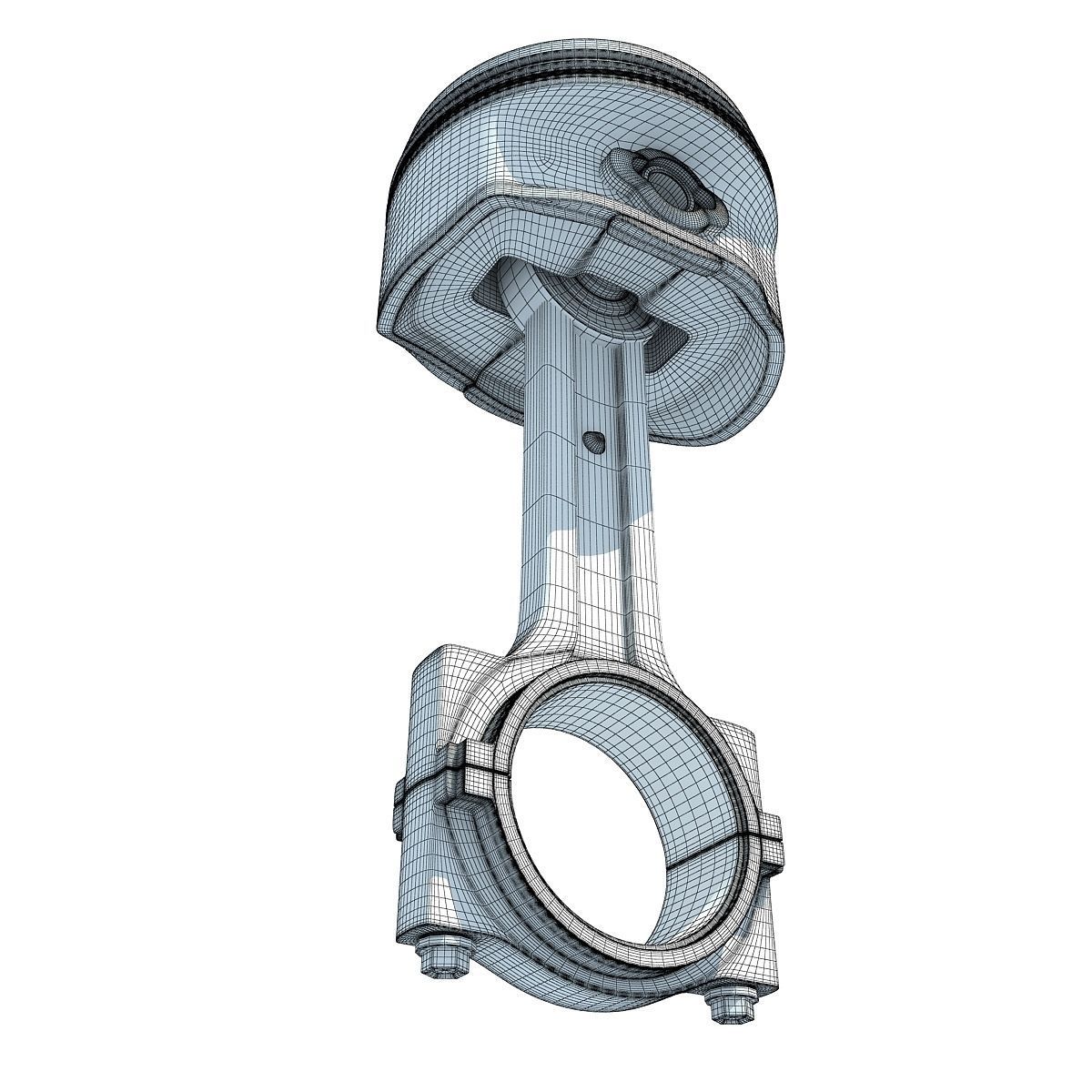 Detailed model of Piston 3D model_6