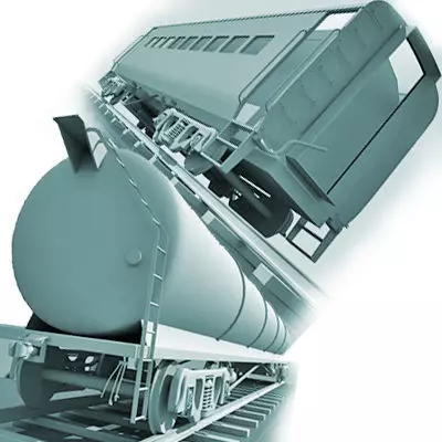 Detailed Set of 2 Train Cars 3D model_0