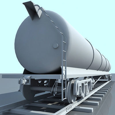 Detailed Set of 2 Train Cars 3D model_18