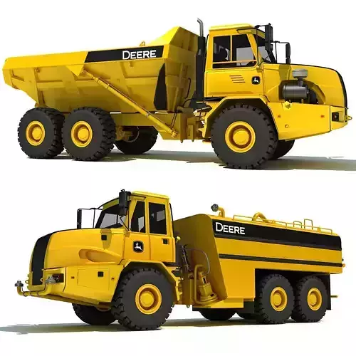 Set of 2 Deere Trucks