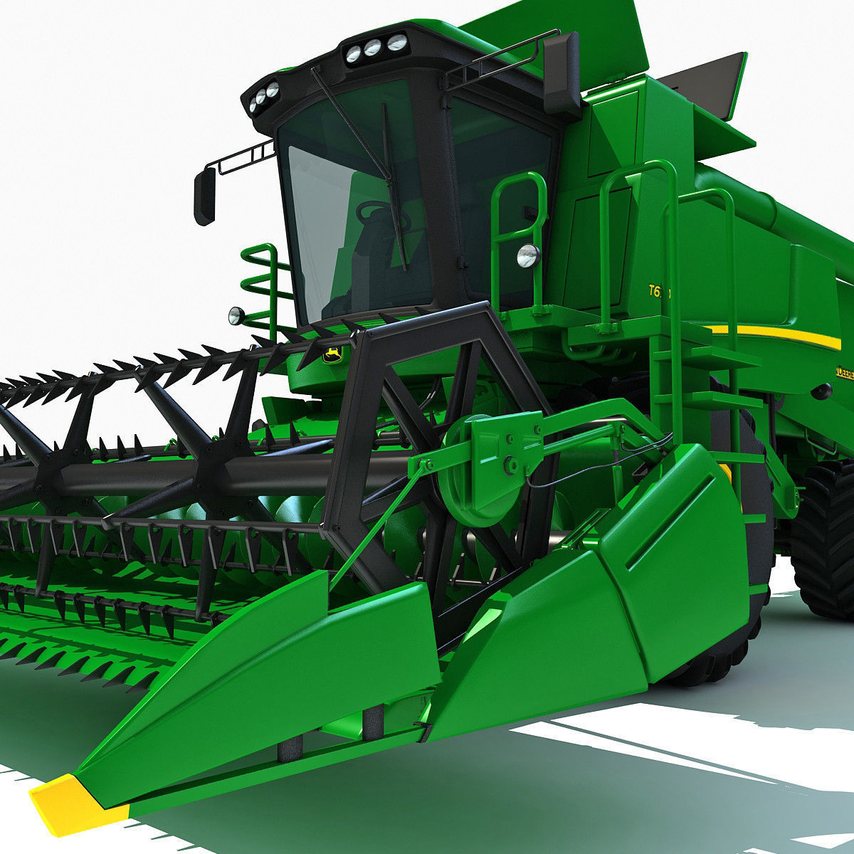 Collection of Green 2 Combines 3D model_22