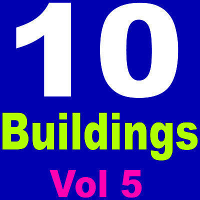 Fifth Collection of 10 Buildings 3D model