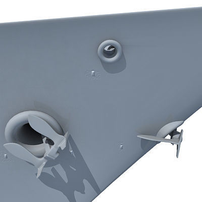 Collection of US Navy Ships V3 3D model_57