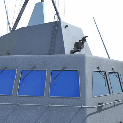 Collection of US Navy Ships V3 3D model_37