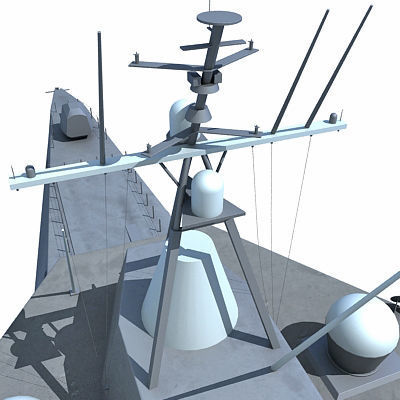 Collection of US Navy Ships V3 3D model_19