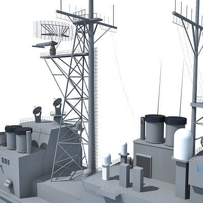 Collection of US Navy Ships V3 3D model_83