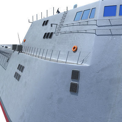 Collection of US Navy Ships V3 3D model_87
