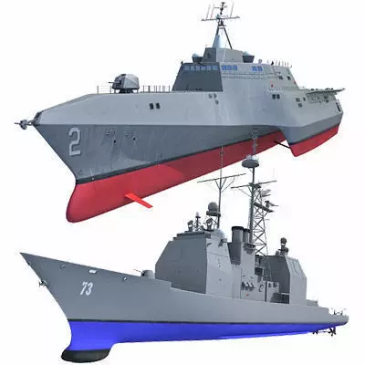 Collection of US Navy Ships V3 3D model_0
