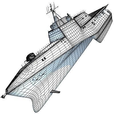 Collection of US Navy Ships V3 3D model_88
