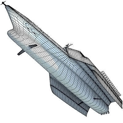 Collection of US Navy Ships V3 3D model_43