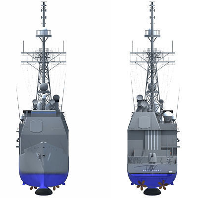 Collection of US Navy Ships V3 3D model_85