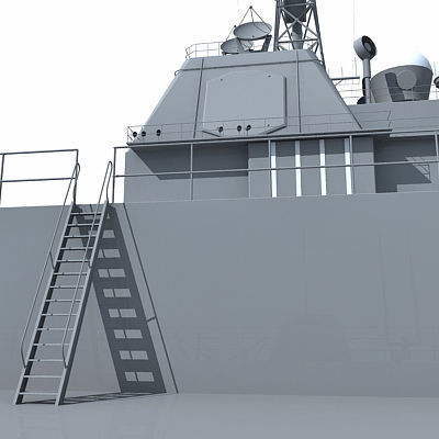 Collection of US Navy Ships V3 3D model_29