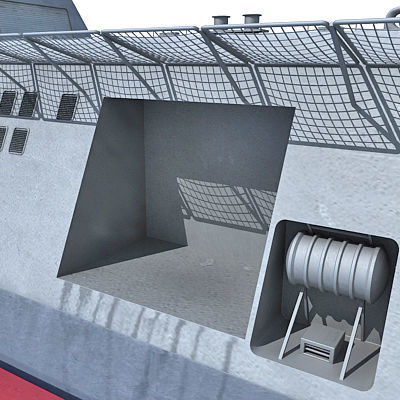 Collection of US Navy Ships V3 3D model_100