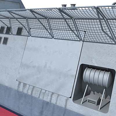 Collection of US Navy Ships V3 3D model_20