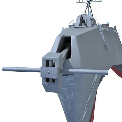 Collection of US Navy Ships V3 3D model_46