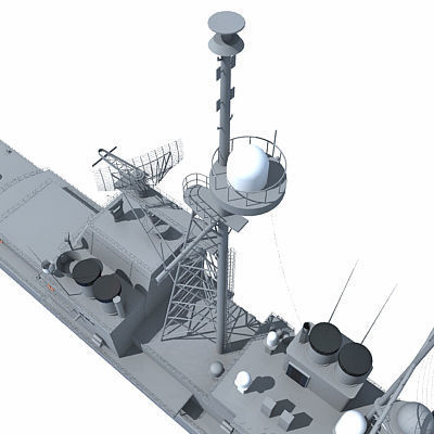Collection of US Navy Ships V3 3D model_26