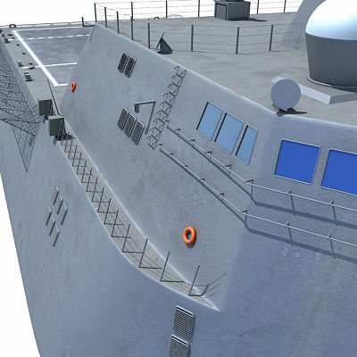 Collection of US Navy Ships V3 3D model_84