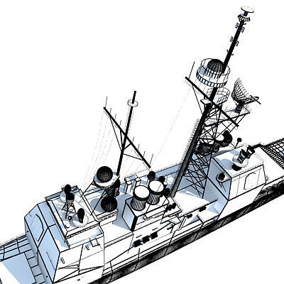 Collection of US Navy Ships V3 3D model_94