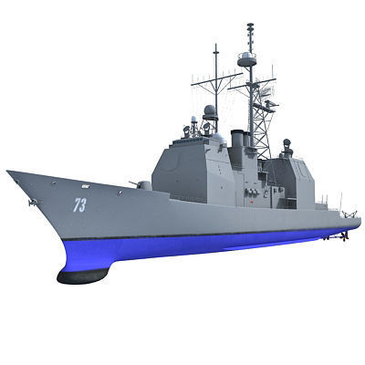 Collection of US Navy Ships V3 3D model_7
