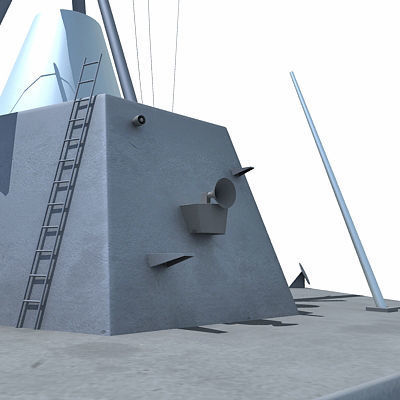 Collection of US Navy Ships V3 3D model_34