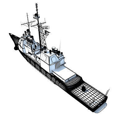 Collection of US Navy Ships V3 3D model_75