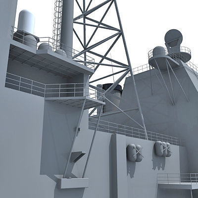 Collection of US Navy Ships V3 3D model_22