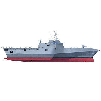 Collection of US Navy Ships V3 3D model_2
